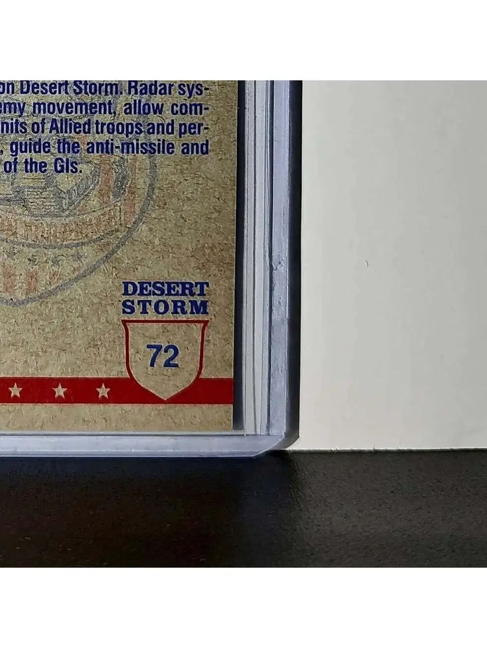 Satellite Dish 1991 Topps Desert Storm #72 Card